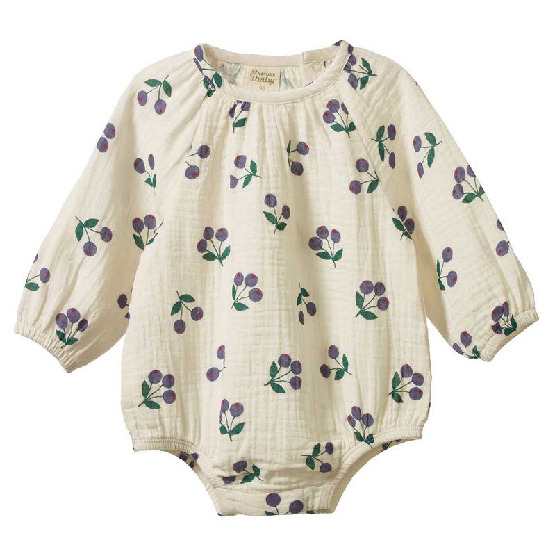 Nature Baby Meadow Bodysuit Muslin image number 0
